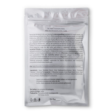 Scars Needling Microneedling Gel 5ml 5pcs