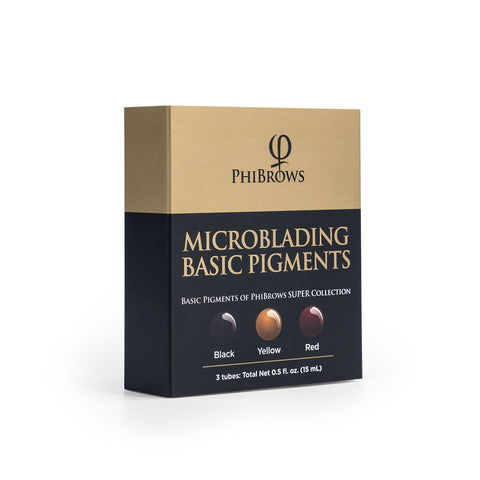 PhiBrows Microblading Basic Pigment Collection SUPER
