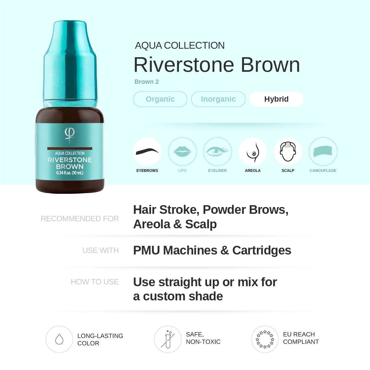 Riverstone Brown PMU Pigment 10ml 