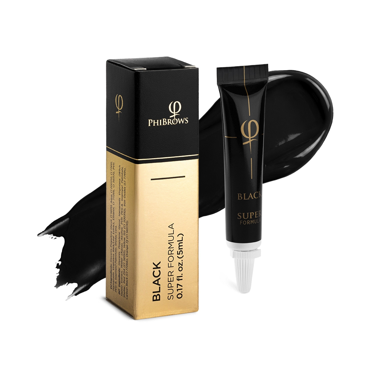 PhiBrows Black SUPER Pigment 5ml PhiBrows Black SUPER Pigment 5ml