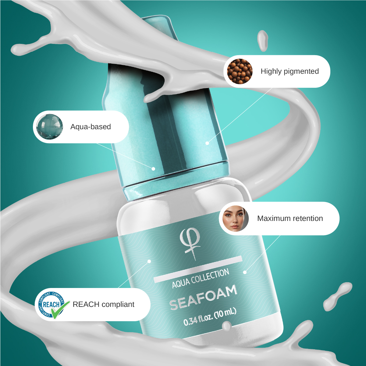 Seafoam PMU pigment 10ml Seafoam PMU pigment 10ml