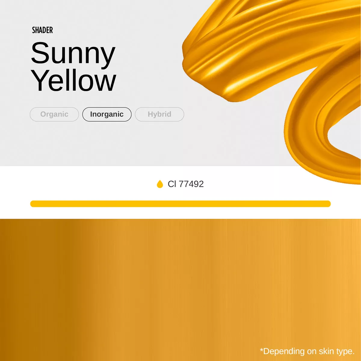 Sunny Yellow PMU Mix Shader Pigment 10ml sunny yellow pmu mix shader pigment 10ml 3.jpg