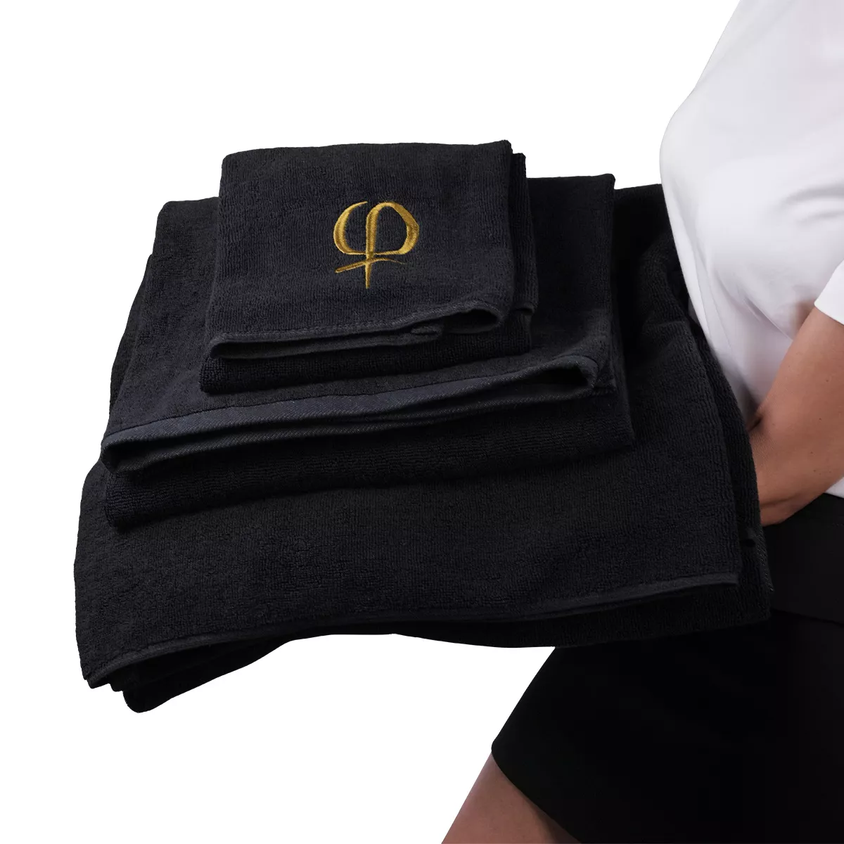 Phi SPA Towel Black L (200x140cm)