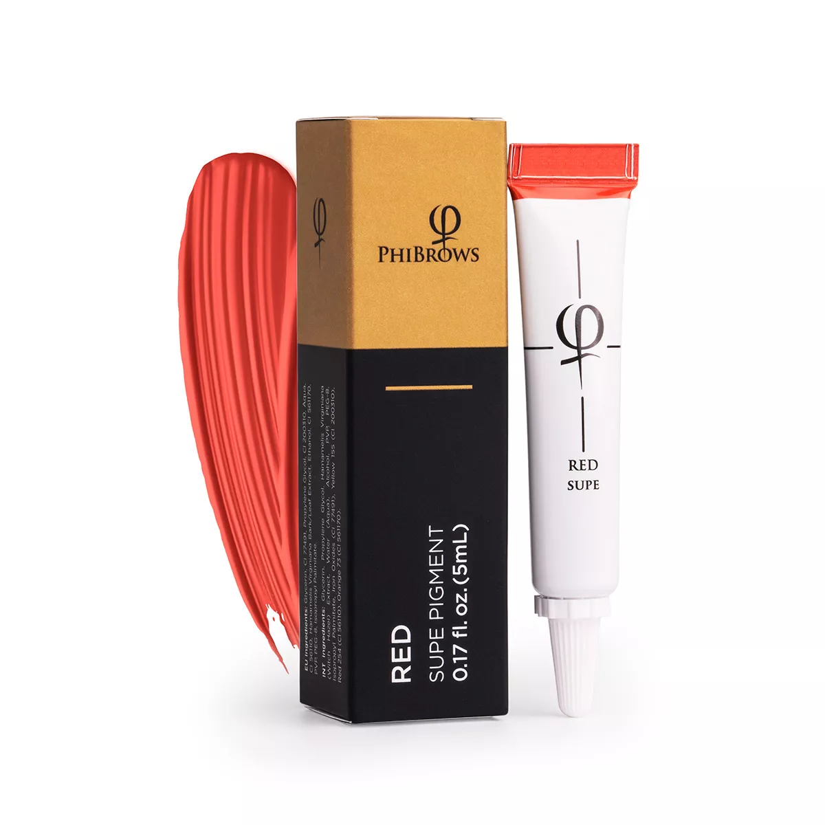 Phibrows Red SUPE Pigment 5ml phibrows red supe pigment 5ml 1.jpg