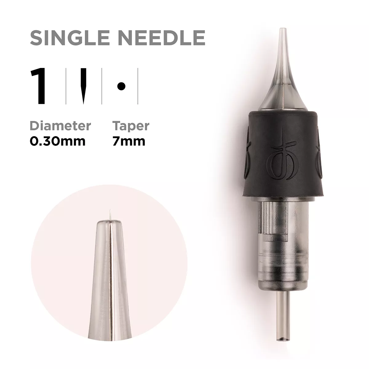 Phi Black Cartridge 0.30 1R, 7mm taper - 10pcs phi black cartridge 0.30 1r, 7mm taper - 10pcs 4.jpg