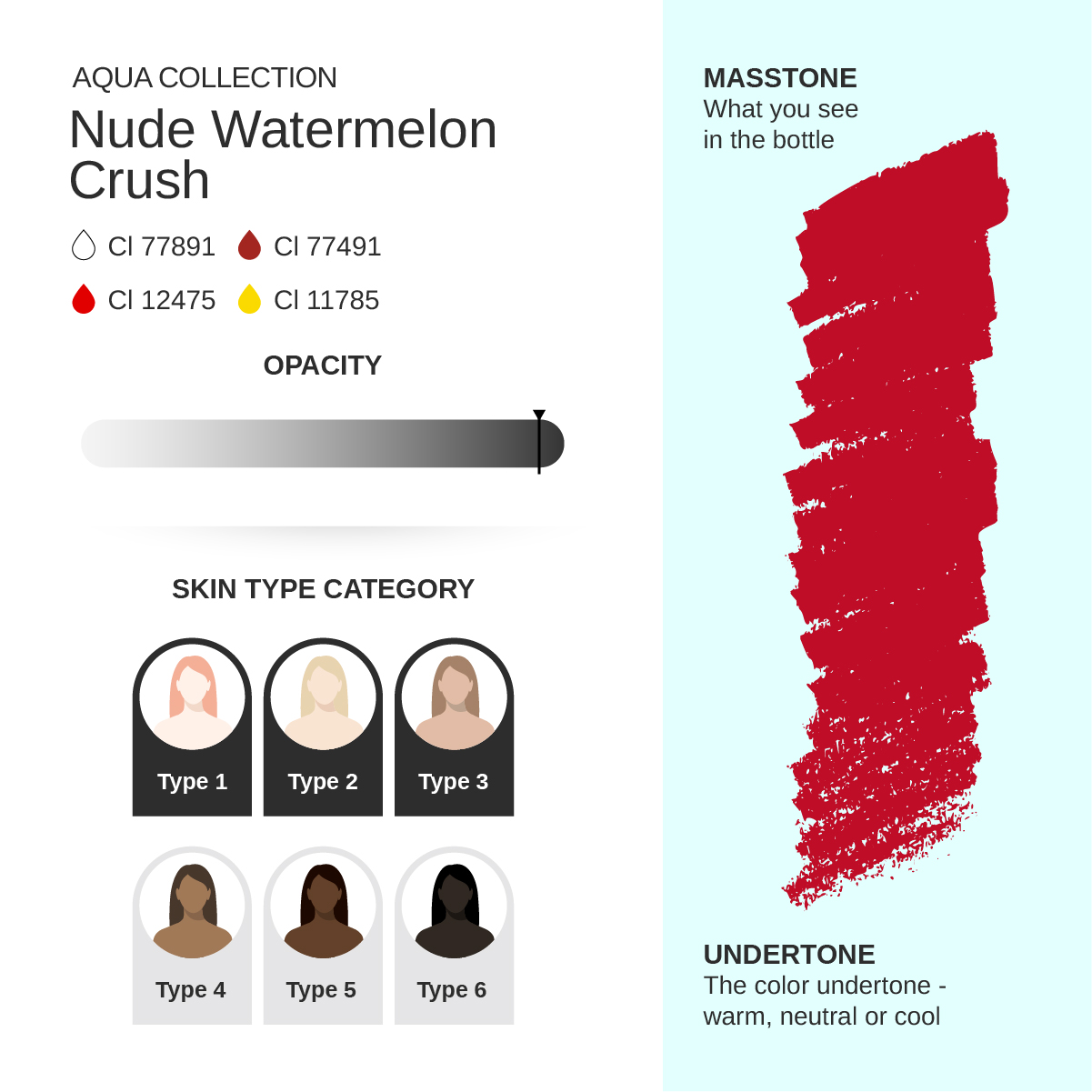Nude Watermelon Crush PMU pigment 10ml