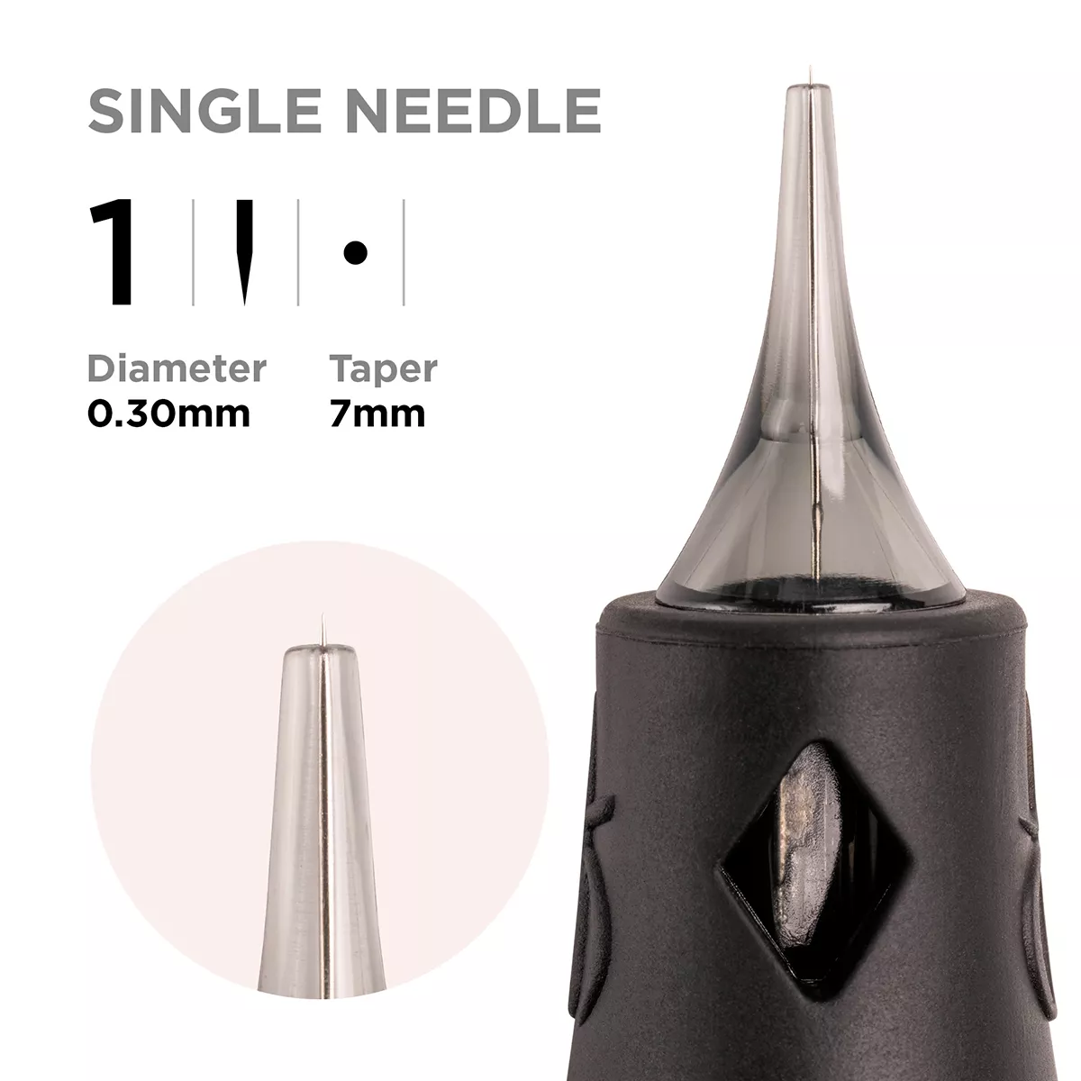 Phi Black Cartridge 0.30 1R, 7mm taper - 10pcs phi black cartridge 0.30 1r, 7mm taper - 10pcs 5.jpg