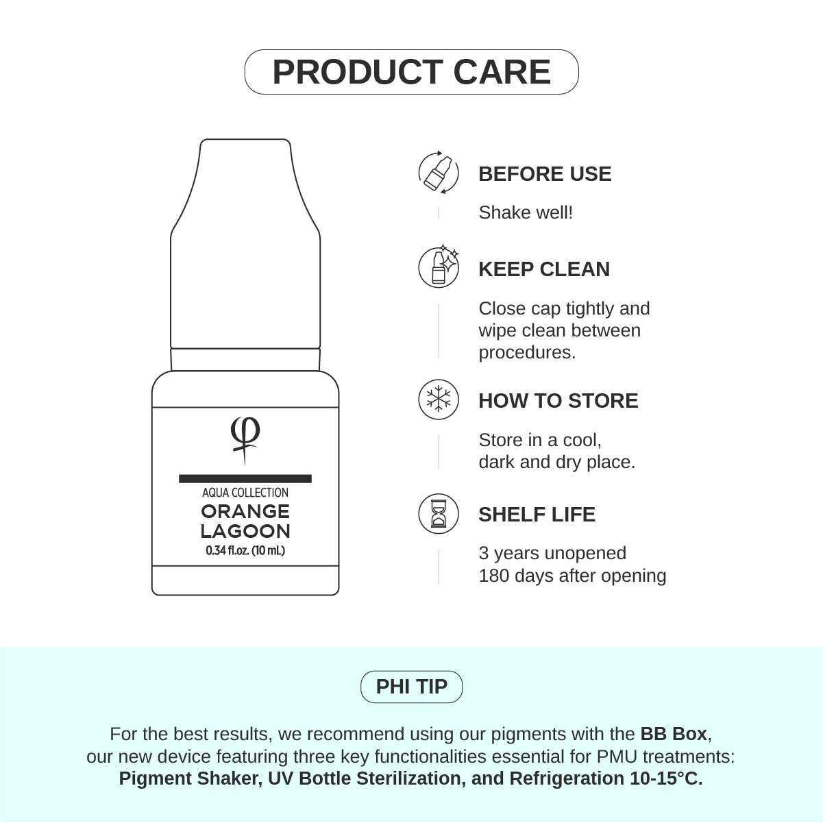 Orange Lagoon PMU pigment 10ml - Activator Orange Lagoon PMU pigment 10ml - Activator