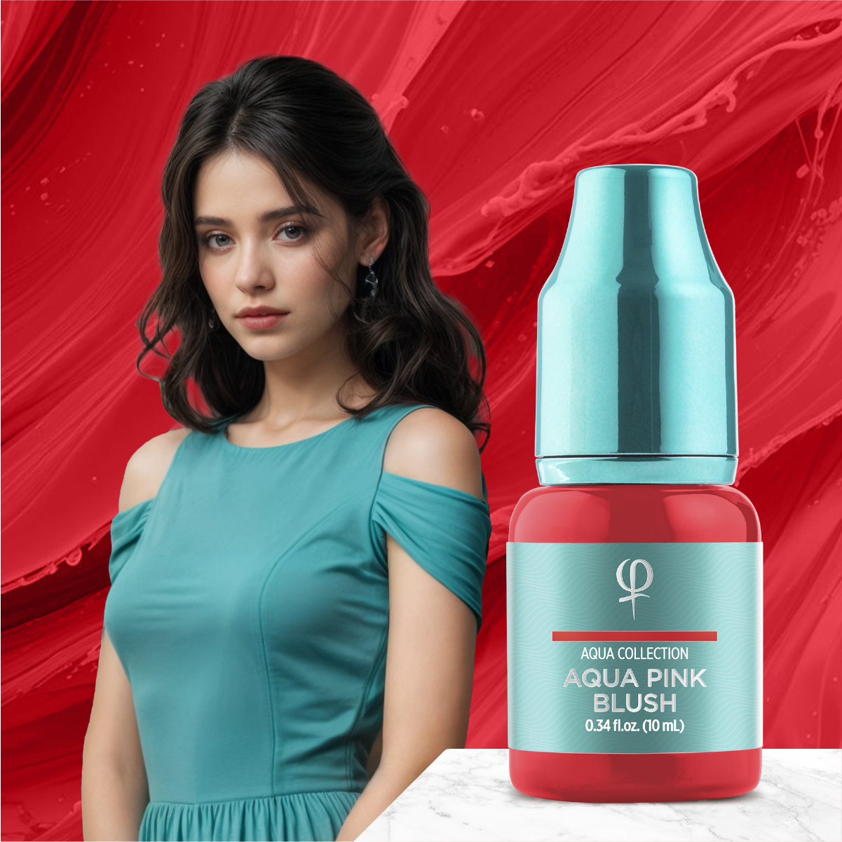 Aqua Pink Blush PMU pigment 10ml