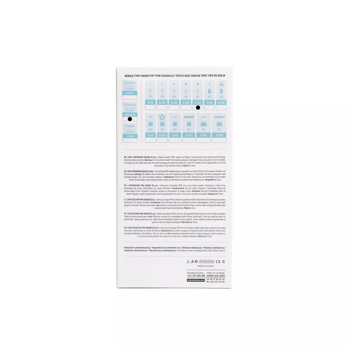 pmu cartridges 0.35 1r, 5.5mm taper (en02b) 20pcs 5.jpg