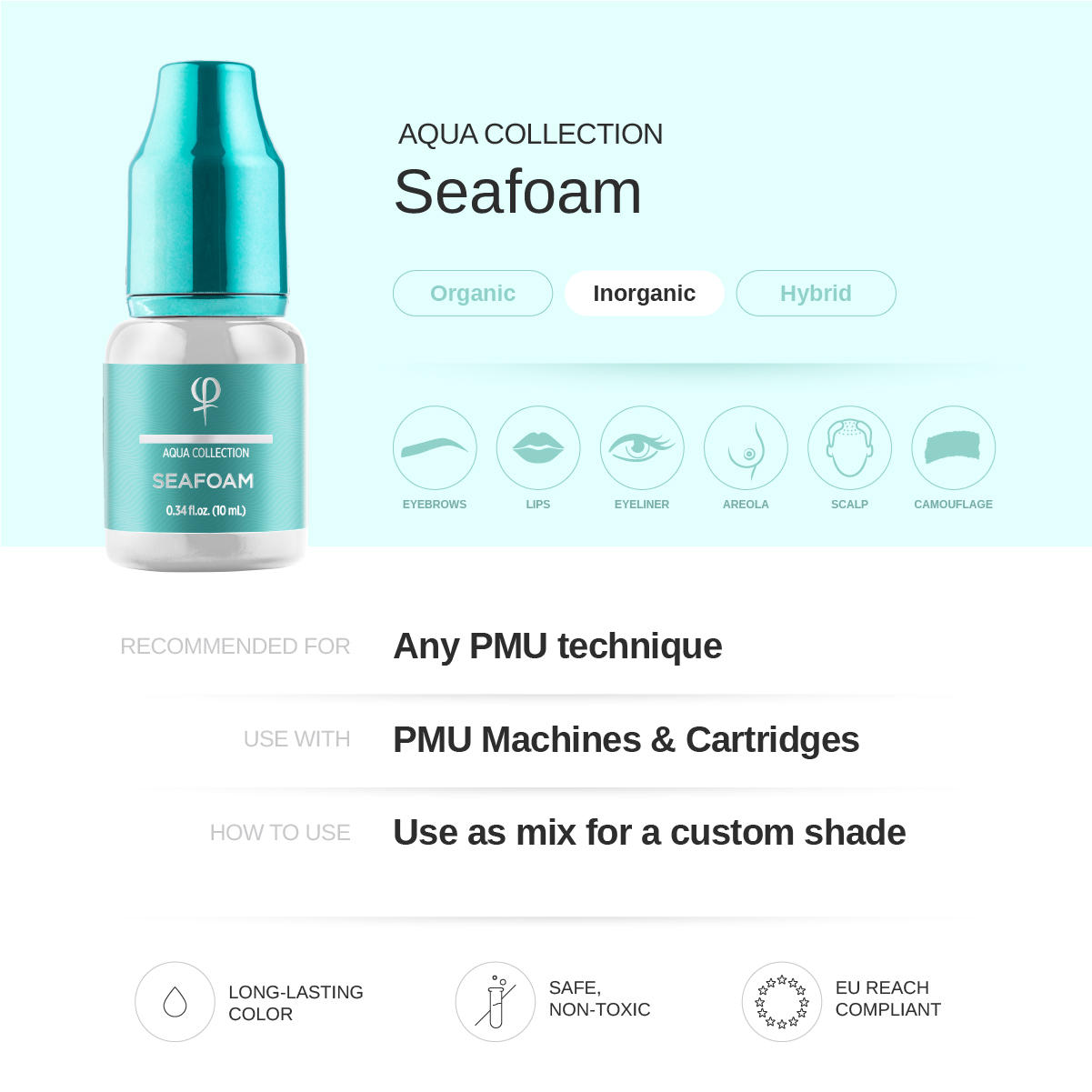 Seafoam PMU pigment 10ml Seafoam PMU pigment 10ml