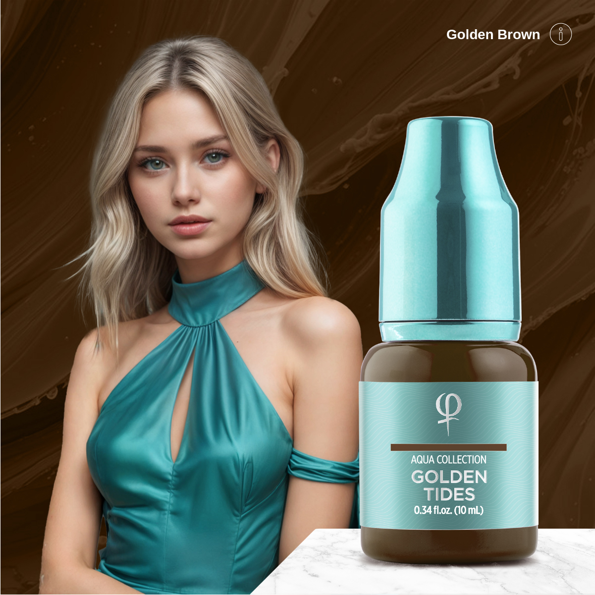 Golden Tides PMU Pigment 10ml