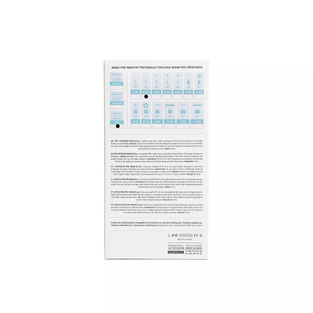 pmu cartridges 0.20 1r, 7mm taper (en02b) 20pcs 5.jpg