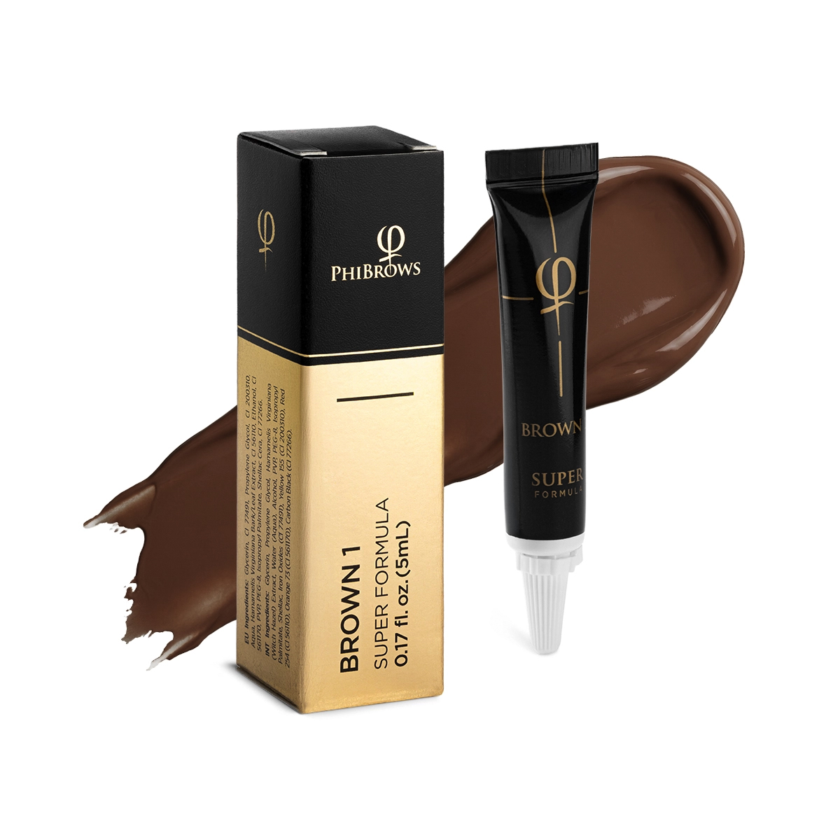 PhiBrows Brown 1 SUPER Pigment 5ml PhiBrows Brown 1 SUPER Pigment 5ml