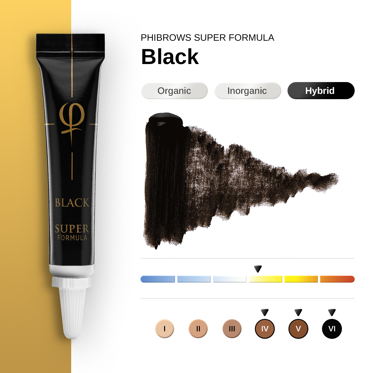 PhiBrows Black SUPER Pigment 5ml